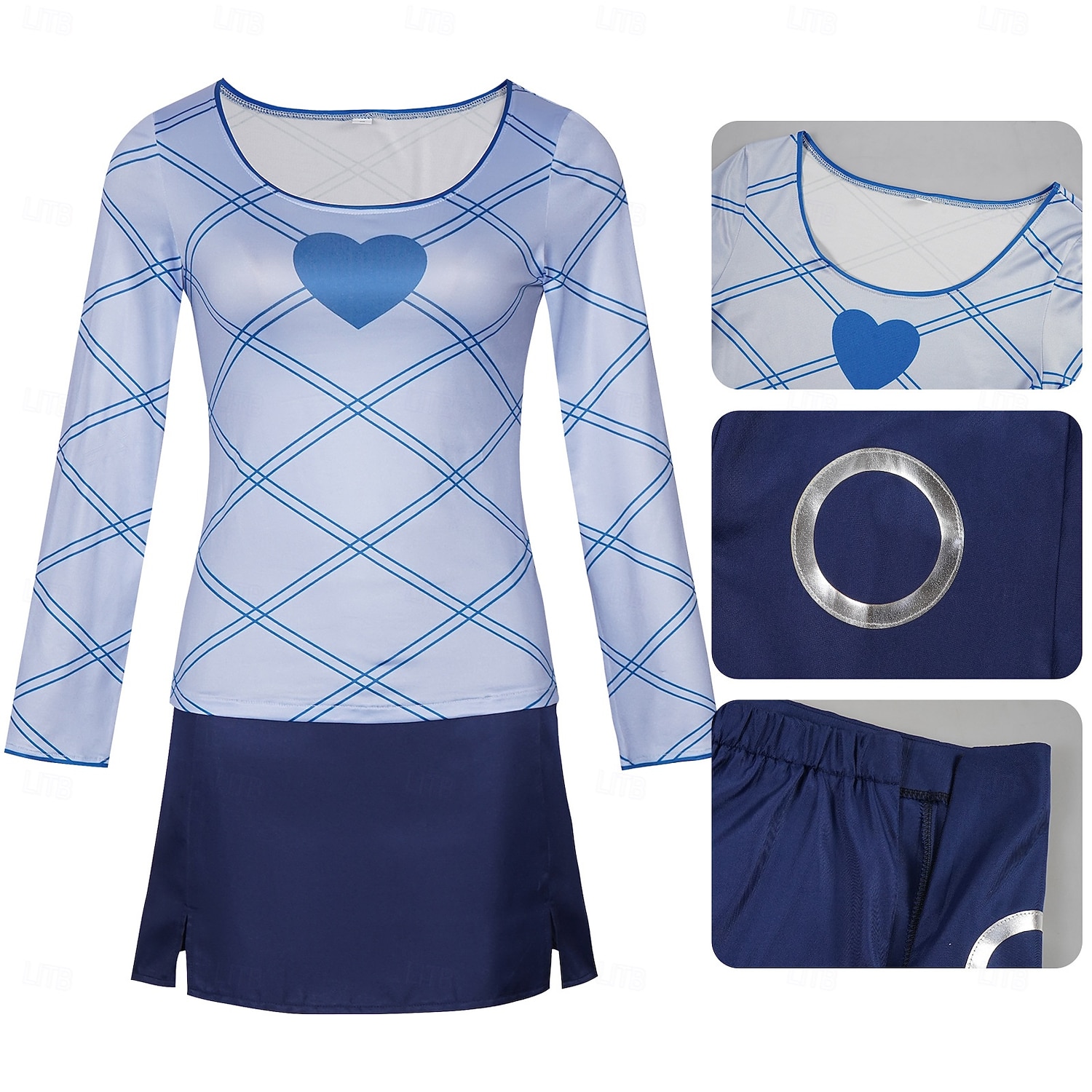 Aventurier des océans Pirate au chapeau de paille Costume de cosplay Tenues Anime for Femmes Adulte Halloween Carnaval Mascarade Vacances Performance Salon de l'Anime de 2026 ? $40.99 –P5