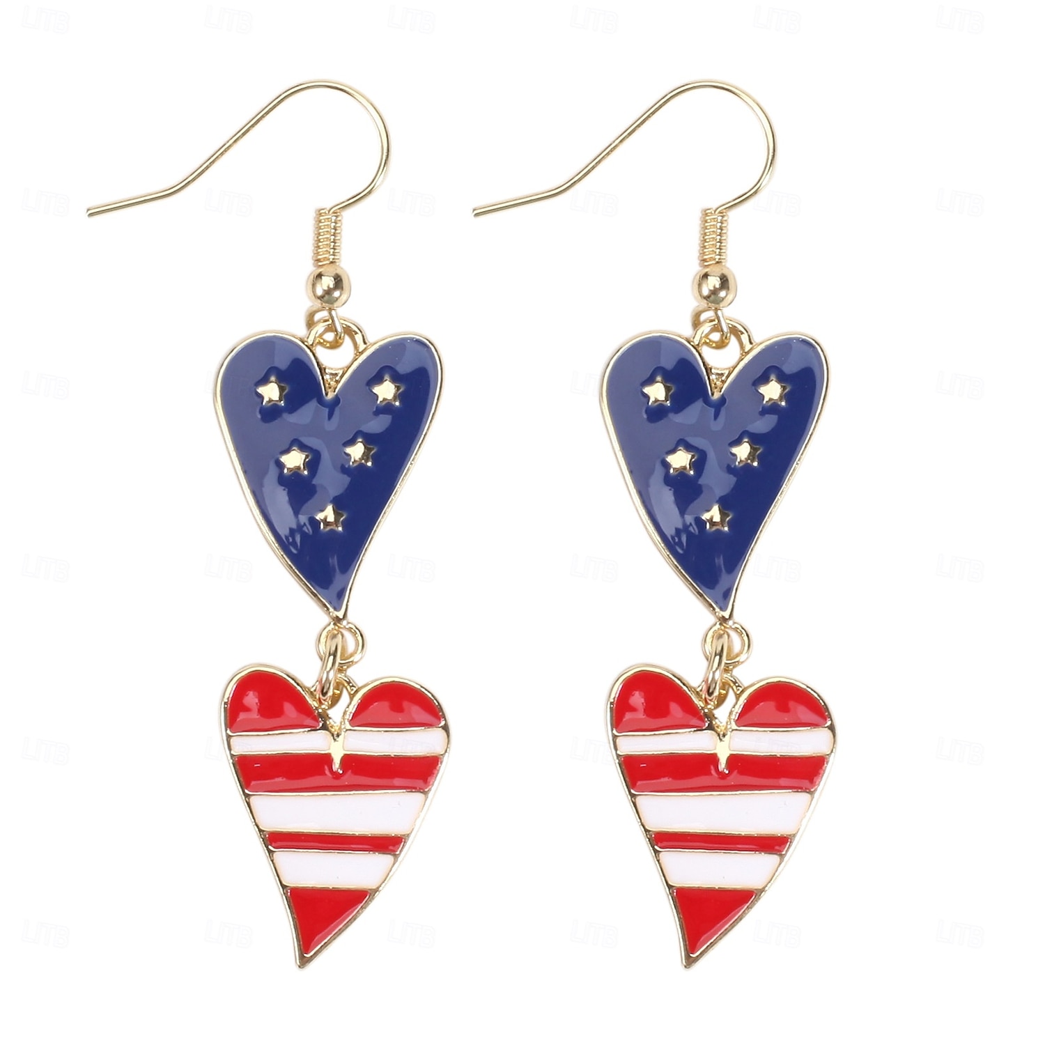 250° anniversario USA Orecchini Cosplay Adulti Per donna Giorno dell'Indipendenza / 4 Luglio 4 Luglio Feste Performance Vestirsi del 2026 a $10.99 –P2