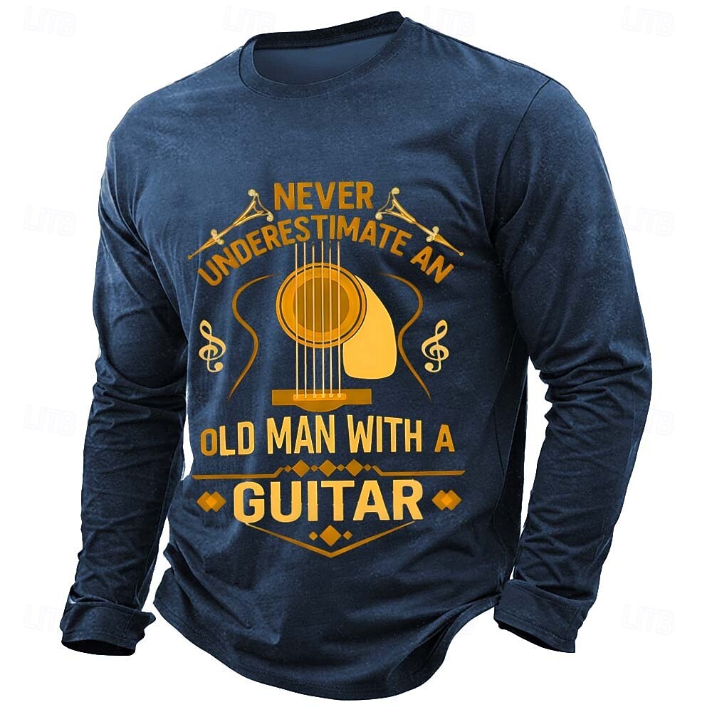 Ανδρικά Αστεία αργκό Μπλουζάκι Μακρυμάνικο Κοντομάνικη μπλούζα 3D εκτύπωση Στρογγυλή Ψηλή Λαιμόκοψη Πουκάμισο Μοντέρνα Καθημερινά Βασικό Causal Καθημερινά Δρόμος Θαλασσί Μαύρο Πράσινο του τριφυλλιού 2026 - $23.99 –P3