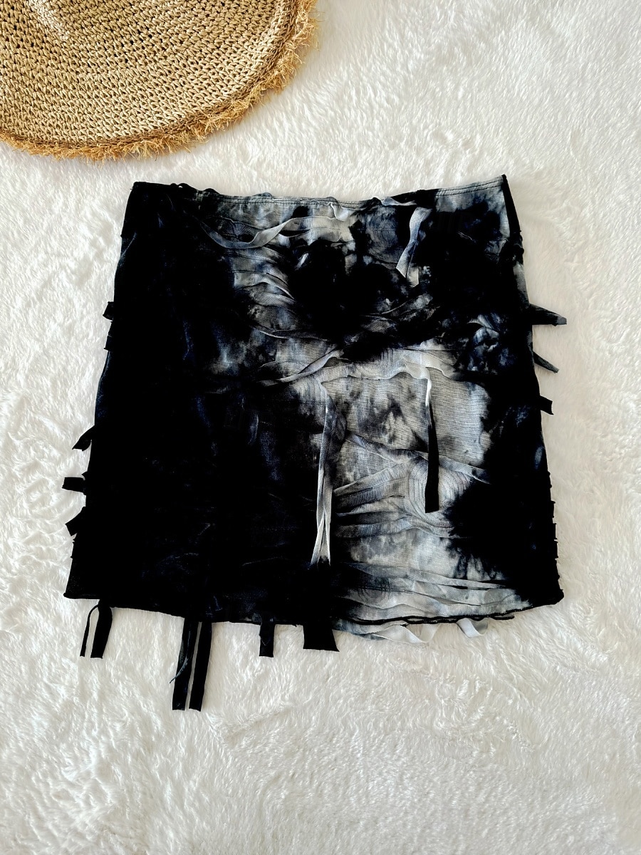 Mujer Bañadores Tapadera Falda Traje de baño Malla Vacaciones Ropa de playa Tie-dye Sin Mangas Trajes de baño 2026 - $19.99 –P5