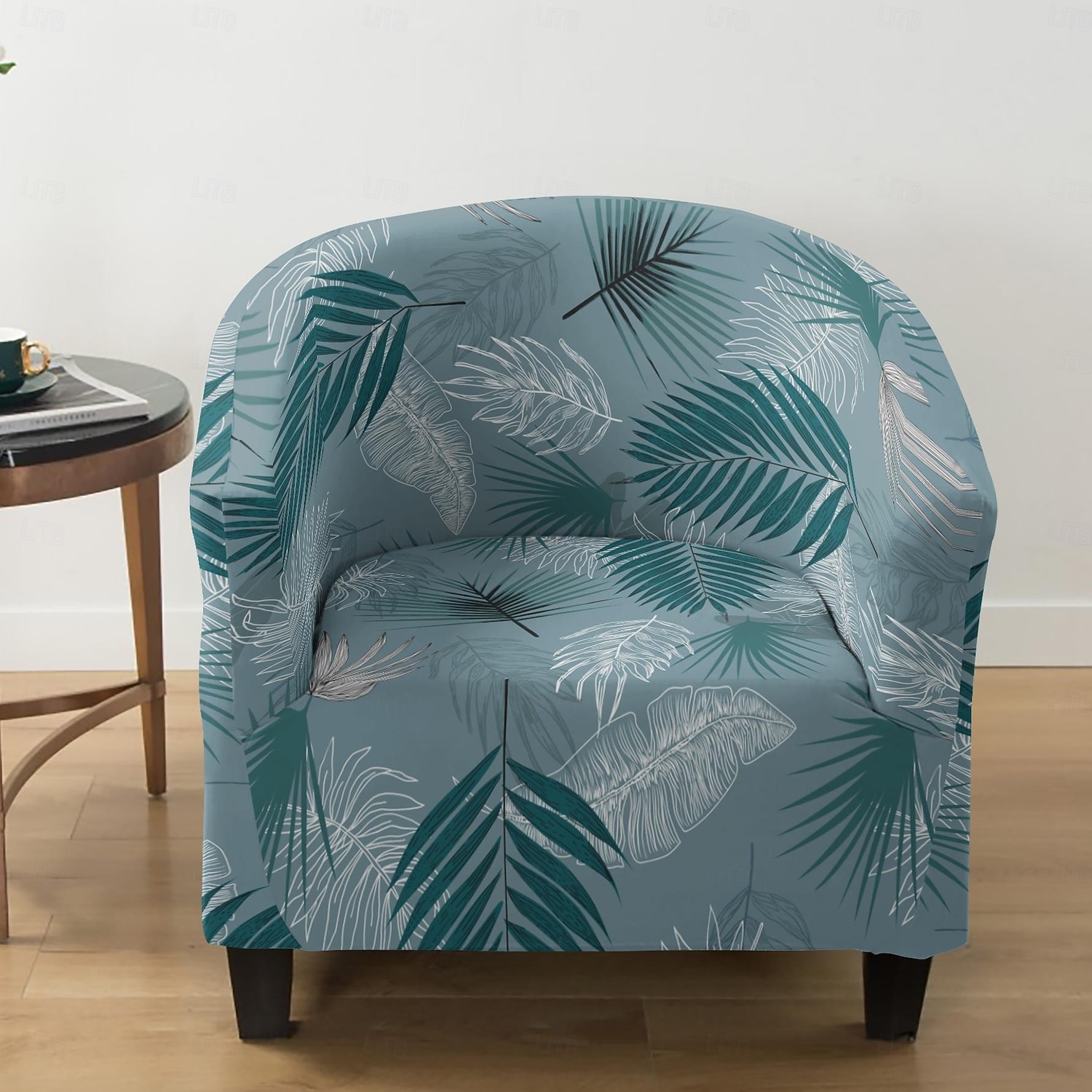 1 Pc Club Chair Cover Striped Plant and Geometric Printed Polyester Slipcover for Single Seat Chair Living Room Bedroom Home Office 2026 - $30.99 –P3