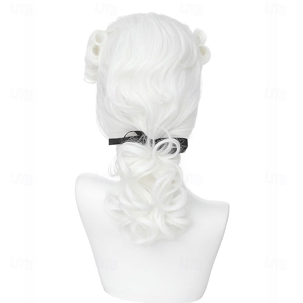 Judge Colonial Wig for Men Women Costume Wig (White) 2026 - $23.99 –P4
