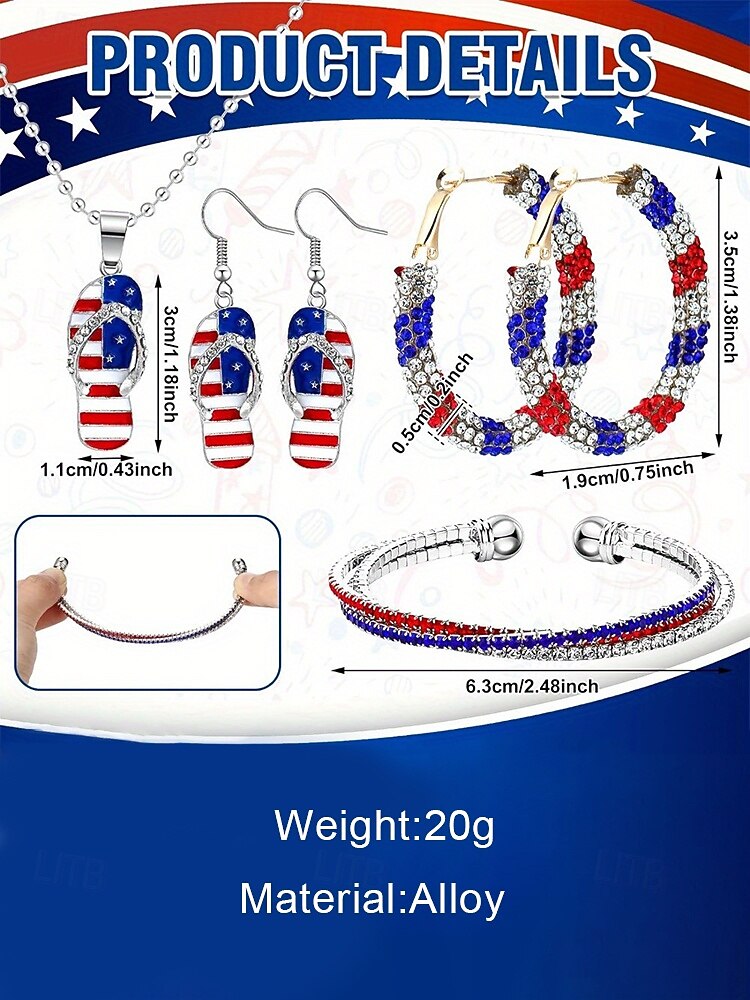 Verenigde Staten 250e verjaardag Vrouwen Themed Acryl Oorbellen – Meerdere Ontwerpen Rood Wit en Blauw Perfect voor Onafhankelijkheidsdag en Amerikaanse Vieringen 2026 - $14.99 –P11