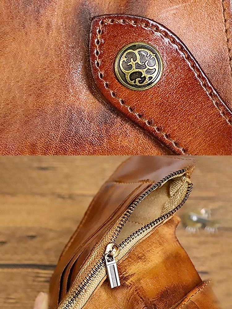 Portafoglio lungo da uomo in vera pelle, porta carte bifold vintage di grande capacità, stile retrò multicolore, design sottile e portatile per uso quotidiano, viaggi, lavoro e casual del 2026 a $26.99 –P11