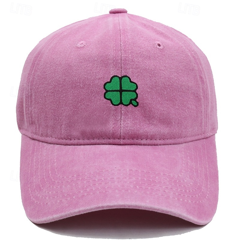 Unisex Cappellino da Baseball Blu chiaro Esercito verde Cotone Ricamato Protezione UV Clover Casual Quotidiano Casual Festa di San Patrizio Casuale Quotidiano San Patrizio Tinta unica Quadrifoglio del 2026 a $9.49 –P13