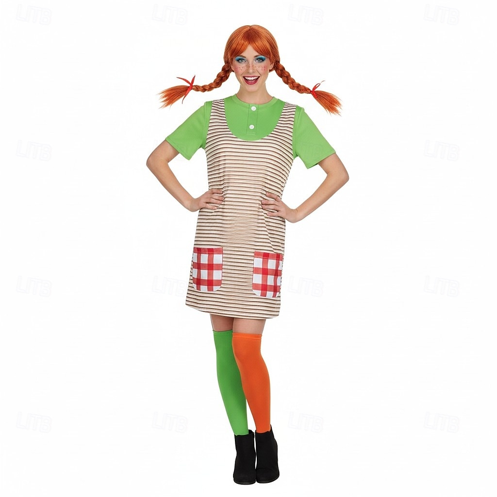 Vestidos Disfraz de lujo Chica pelirroja divertida Cosplay Adulto Mujer Víspera de Todos los Santos Carnaval Fiesta Rendimiento Disfrazarse 2026 - $49.99 –P7