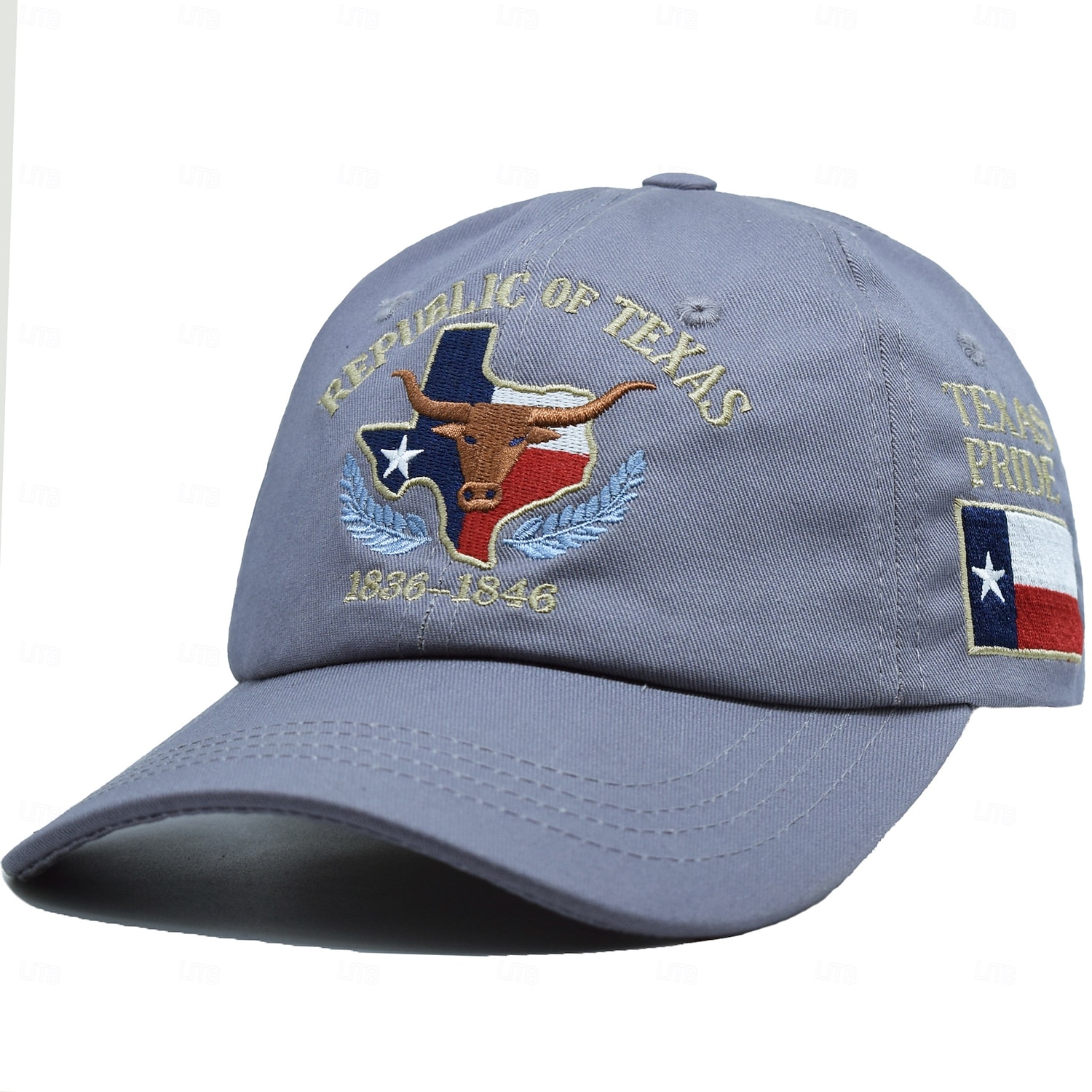 2026年 テキサス共和国記念帽子、刺繍入りテキサスプライド野球帽、男性用ヴィンテージ調節可能コットンキャップ &女性、1836～1846年 ローンスター・テキサス旗のデザイン  コレクション – $21.99 –P7