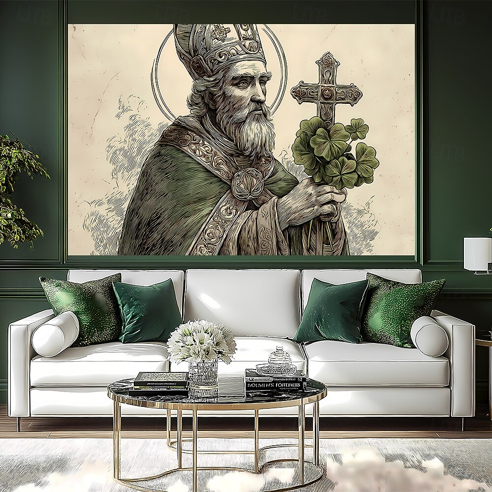 St. Patrick's Day Tapestry Banners Blanket Elf Shamrock Cute Romantic 3D Bedroom Living Room Dorm Teens Room College Dorm Wall Porch Home Decor 2026 - $20.99 –P9