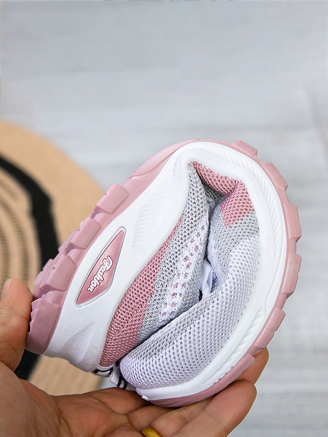 scarpe da ginnastica da donna in maglia viola – scarpe da passeggio traspiranti e leggere con un design elegante per attività sportive e gite casual del 2026 a $24.99 –P2