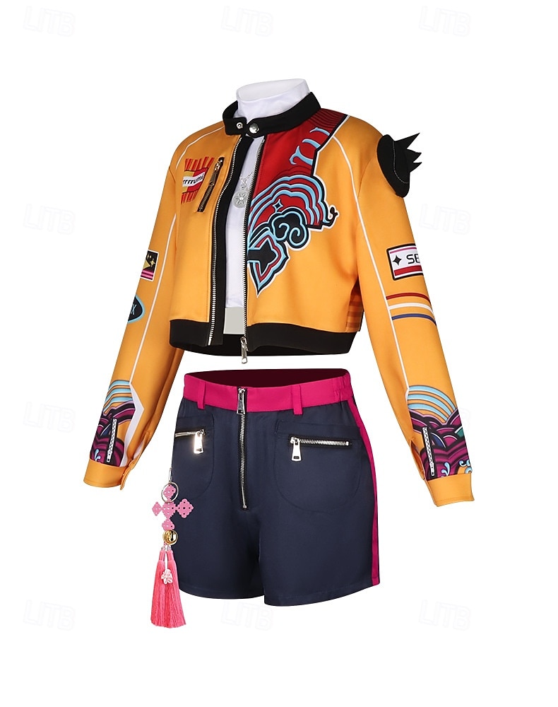 Εμπνευσμένο από την K-pop Κορεατικό Idol εμπνευσμένο Pop Star Στολές Φανταχτερή στολή Εικονικό είδωλο for Γυναικεία Ενήλικες Απόκριες Επίδοση Comic Con Έκθεση Anime 2026 - $62.99 –P4