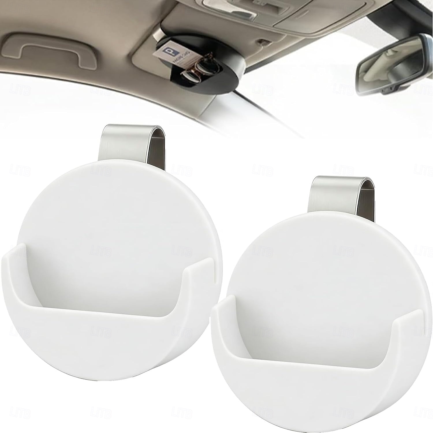 Suporte para lata de tabaco de mascar para quebra-sol de carro, suporte para mascar de carro, suporte para quebra-sol de carro, acessório interno automotivo que economiza espaço, clipe de de 2026 por $27.99 –P2