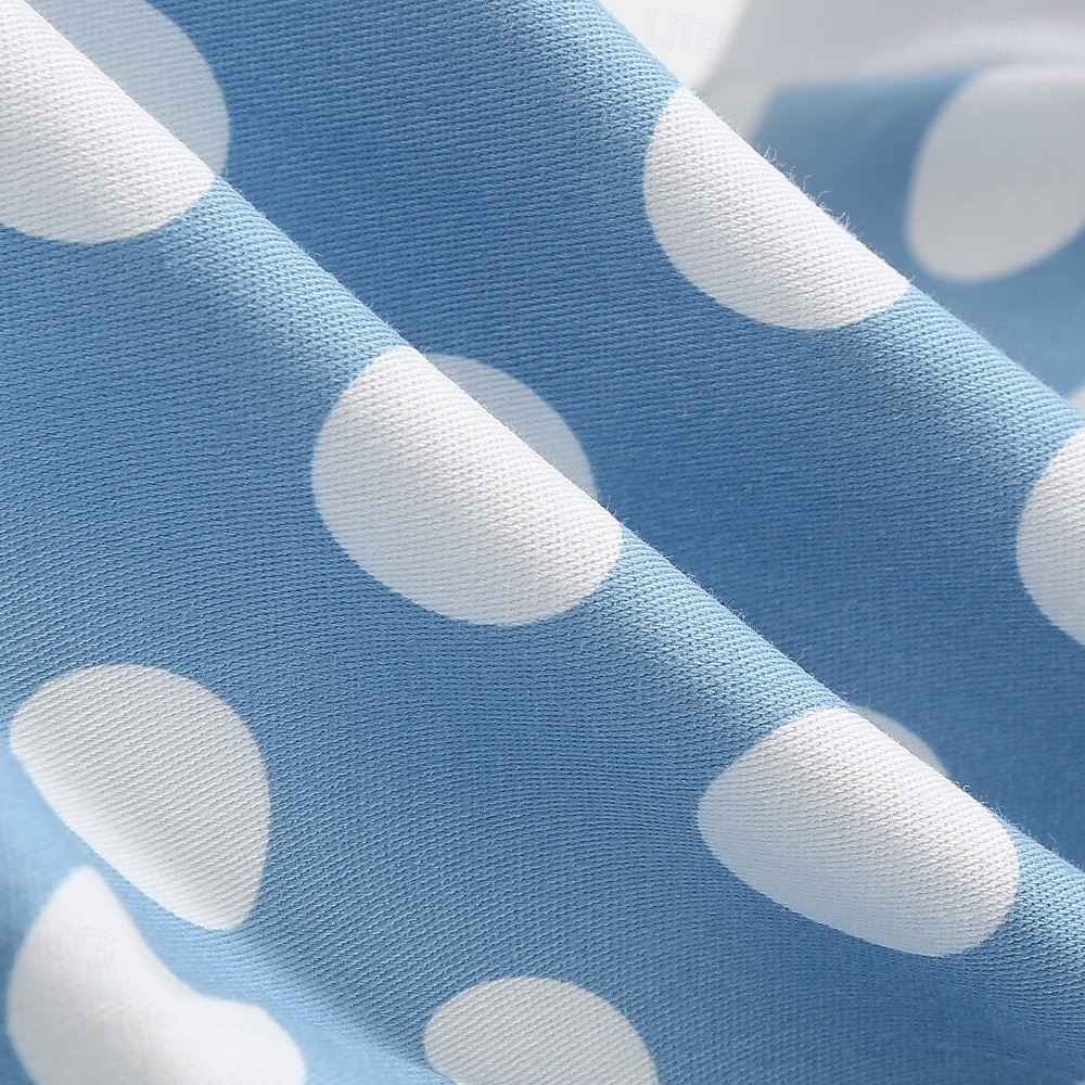 Vintage inspiriert Midlänge A-Linie Kleid Swing-Kleid Kurze Ärmel Tupfen A-Linie Kostüm Mädchen Kindertag Maskerade Urlaub Alltagskleidung Kinder Kleid Abschlussballkleider Sommer Frühling 2026 - $52.99 –P12