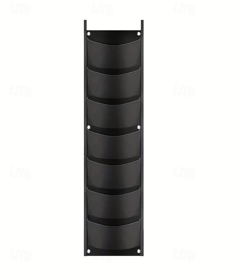 Ensemble de 2 sacs de culture suspendus verticaux à 7 poches, pour plantes, à fixer au mur à l'intérieur ou à l'extérieur. Style classique et léger, idéal pour un balcon, un jardin ou une décoration de 2026 ? $22.99 –P12