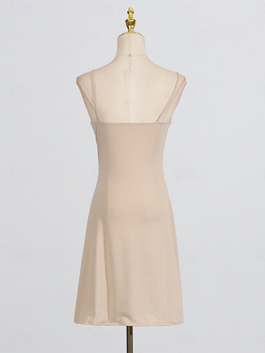 Due Pezzi Linea ad A Lunghezza al pavimento Abito da invitata a nozze Piccolo vestito bianco Elegante Vintage Piccoli Abiti Bianchi Senza Maniche Collo Alto Matrimonio con Pizzo del 2026 a $91.99 –P5
