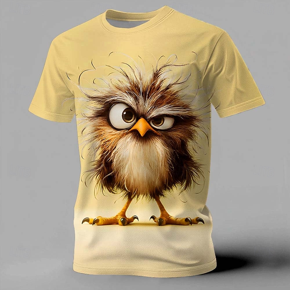 Ανδρικά Ζώο Αστείος Μπλουζάκι Κοντομάνικο Κοντομάνικη μπλούζα 3D εκτύπωση Στρογγυλή Ψηλή Λαιμόκοψη Πουκάμισο Εξωγκωμένος Υψηλής Ποιότητας Πάρτι Αργίες Θαλασσί Κίτρινο Βυσσινί Καλοκαίρι Άνοιξη Ρούχα 2026 - $21.99 –P2