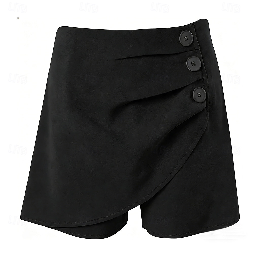 Per donna Shorts Pantaloncini Estivi Shorts da Spiaggia Vacanza Moda Casual Quotidiano Corto Misura del girovita medio Tinta unica Cerniera Elastico in vita Fibbia Comodità Asciugatura Rapida Morbido del 2026 a $21.99 –P10