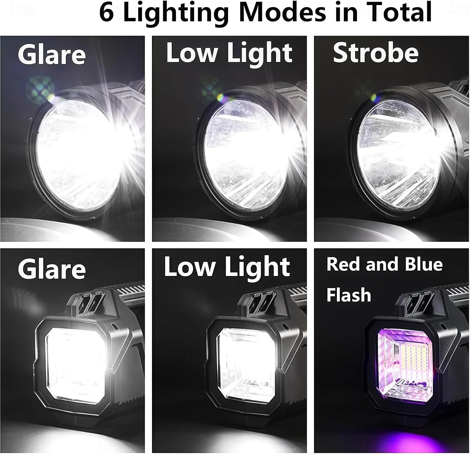 stor ficklampa vattentät spotlights handhållen stor söklampa, repertoar av ficklampor, superljus spotlight ficklampa, superljus utomhussöklampa 2026 - $40.76 –P3