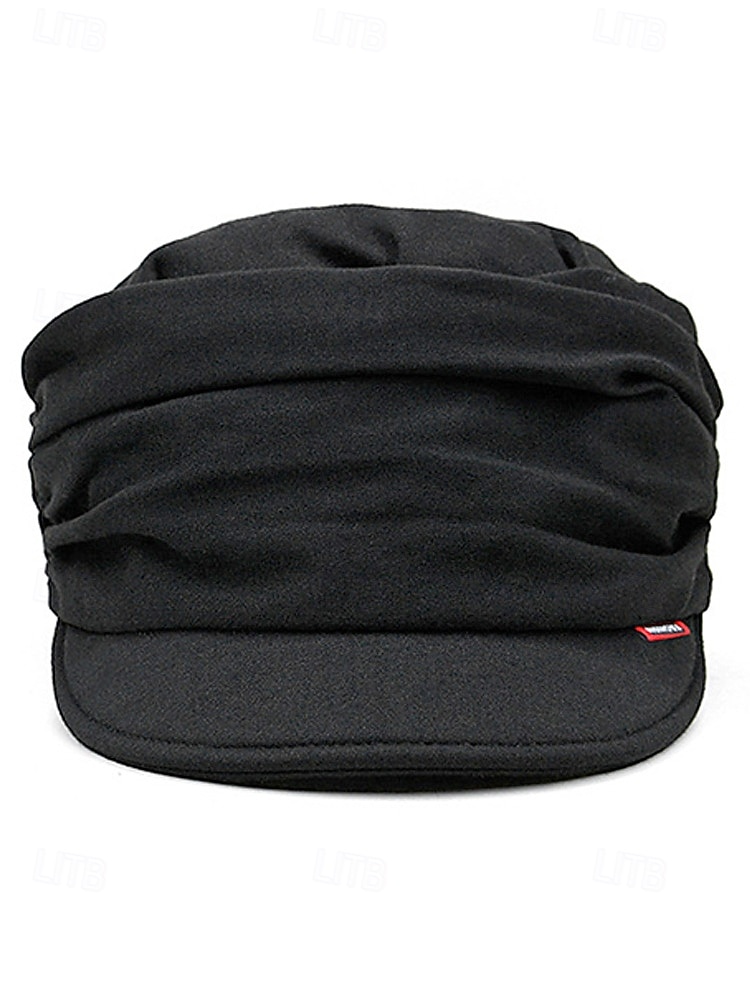 damska czapka plisowana z poliestru – wiele kolorów, swobodny styl, idealna do noszenia na co dzień i w podróży 2026 - $11.99 –P8