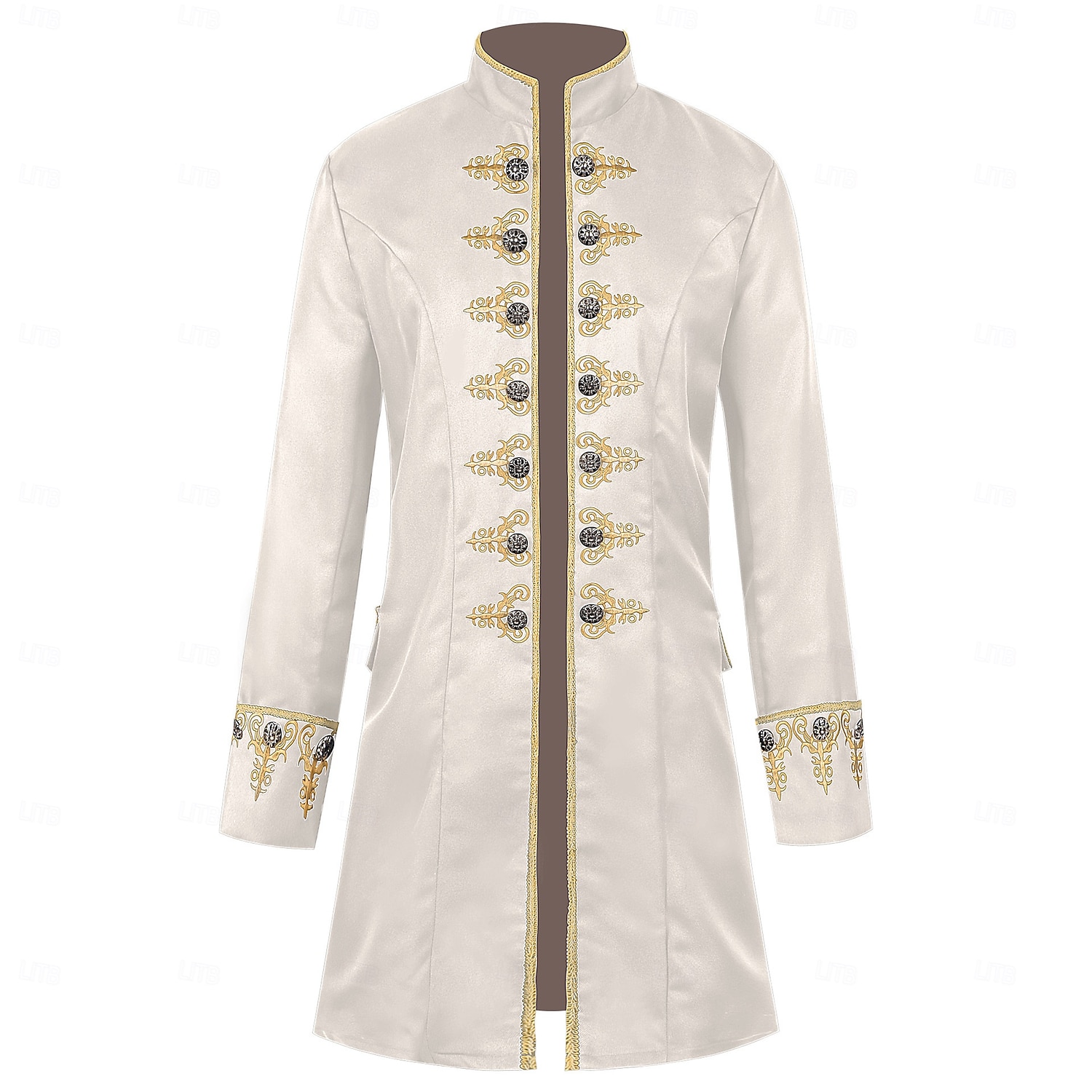 Rétro Vintage Médiéval Renaissance Manteau Queue-de-pie Vêtements d'extérieur Manches longues Prince Noble Déguisement Homme Steampunk Halloween Carnaval Mascarade Foire de la Renaissance LARP de 2026 ? $57.99 –P2