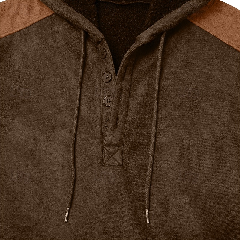 Pánské Kapuce Svetrová mikina s kapucí Mikina s kapucí Hnědá Trávová zelená Kapuce Bez vzoru Slátanina Klokaní kapsa Sporty a outdoor Ležérní Denní Polyester Vinobraní Šik ven Chladný Zima Oblečení 2026 - $34.99 –P4