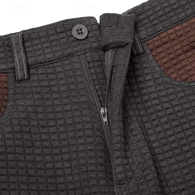 Férfi Ostya Cargo nadrág Nadrág Alkalmi nadrág Kollázs Zseb Egyenes lábbal Sima Mokaszinok Mekano Teljes hossz Hétköznapi Napi Szabadtéri Szabadság Divat Fekete Lóhere Mikroelasztikus 2026 - $39.99 –P8