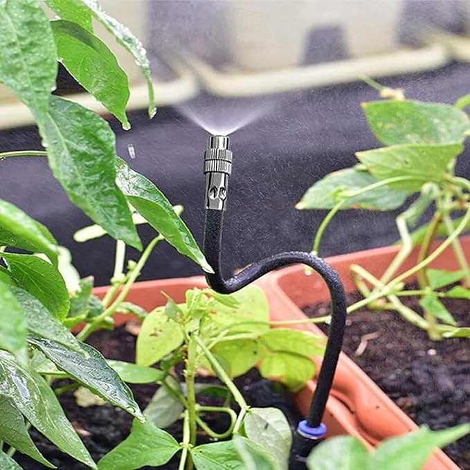 sistema di raffreddamento a nebulizzazione per esterni con ugelli di nebulizzazione regolabili a 360°, sistema di irrigazione e irrigazione automatico per giardino, patio, serra, raffreddamento e umidificazione del 2026 a $16.99 –P13