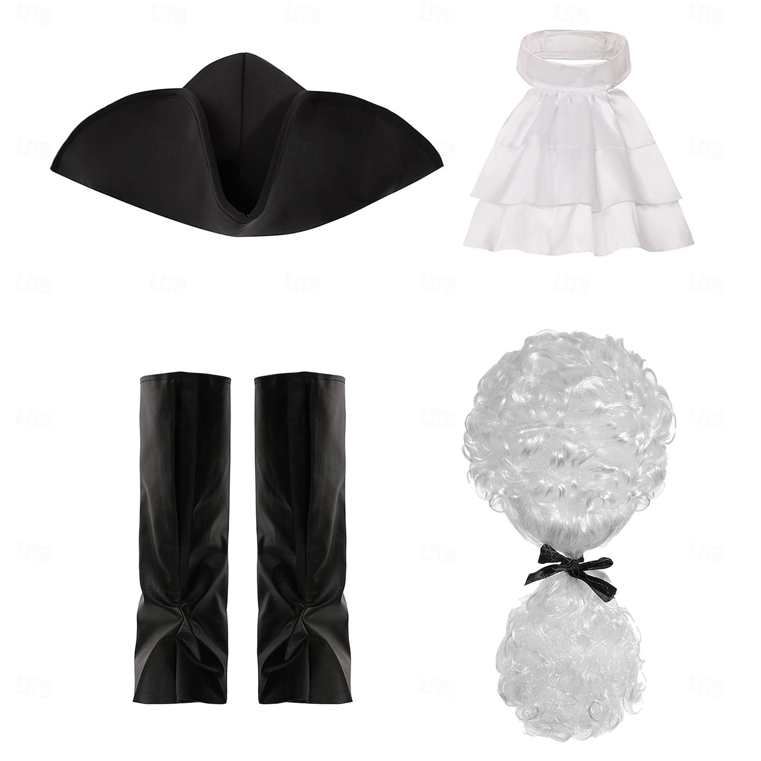 Set 250e anniversaire des États-Unis Rétro Vintage Médiéval Tenues Manches longues George Washington Déguisement Garçons Carnaval Jour de l'indépendance Mascarade 4 juillet Enfant Manteau Pantalon de 2026 ? $65.99 –P4