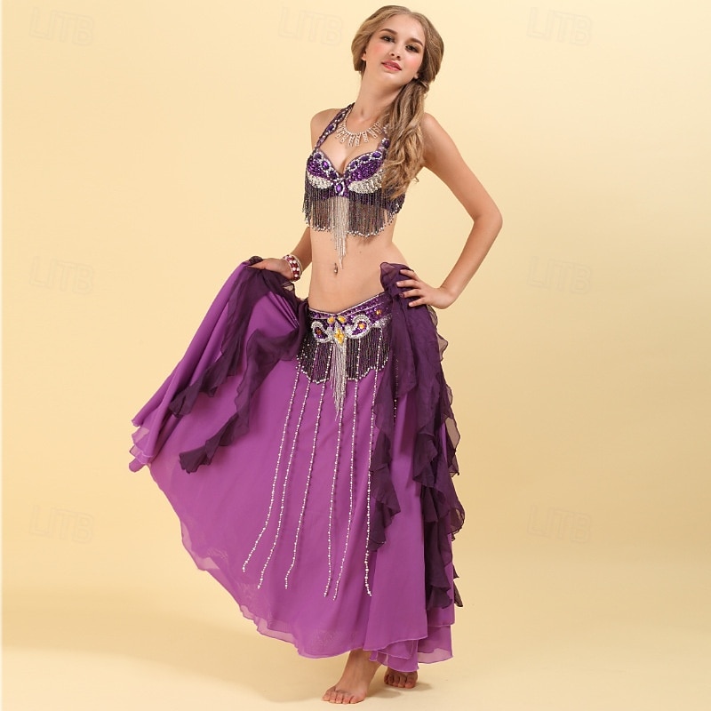 Ensemble de Costume de Danse du Ventre en Violet Samba Dancewear de 2026 ? €115.92 –P4