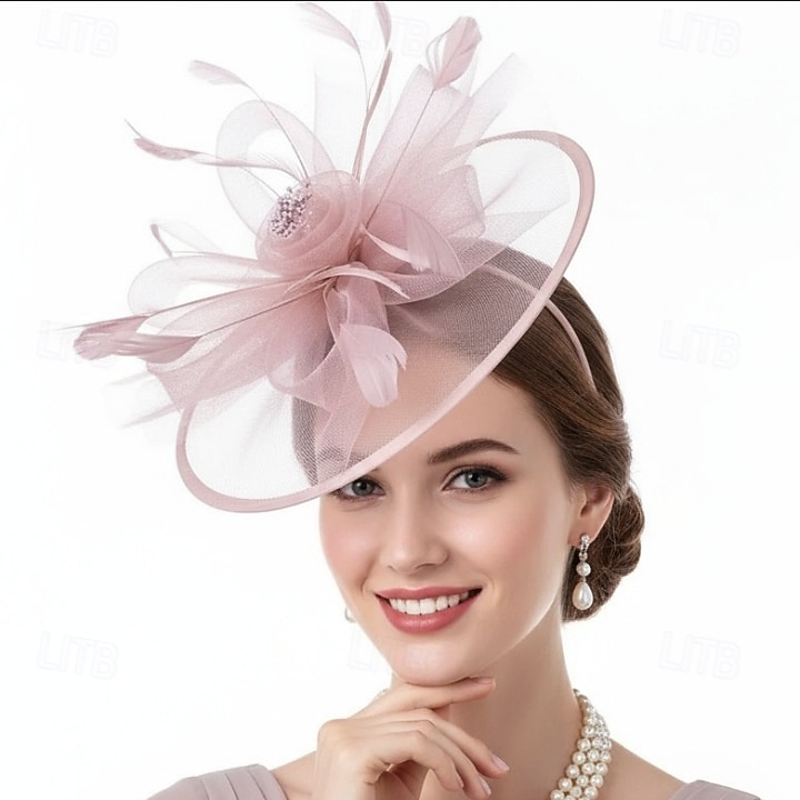 Cappello Fascinator affascinante Gentildonna Costume Per donna Mascherata Ascot Festival delle corse di cavalli Adulti Copricapo del 2026 a $48.99 –P1