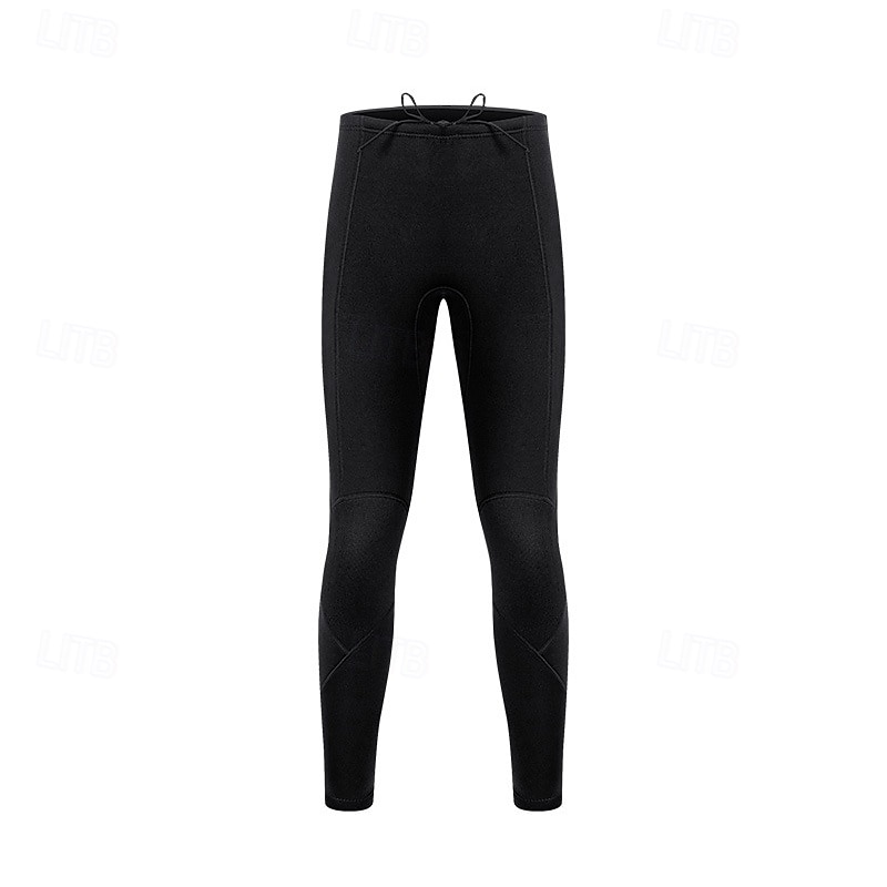 Homens Fato de mergulho Calças de neoprene de 3 mm para roupa de mergulho Calças térmicas para mergulho Cor Sólida Térmica Espessado Proteção UV Roupa de Banho Calças Surfe Mergulho Snorkeling Verão de 2026 por $39.99 –P2