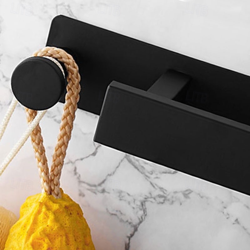 Wieszak na ręczniki / Wieszak na szlafrok / Półka łazienkowa Nowy design / Samoprzylepne / Kreatywne Nowoczesny Stal nierdzewna / Stal niskowęglowa / Metal 1 szt. - Łazienka Pojedynczy / 1-wieszak na 2026 - $47.99 –P6