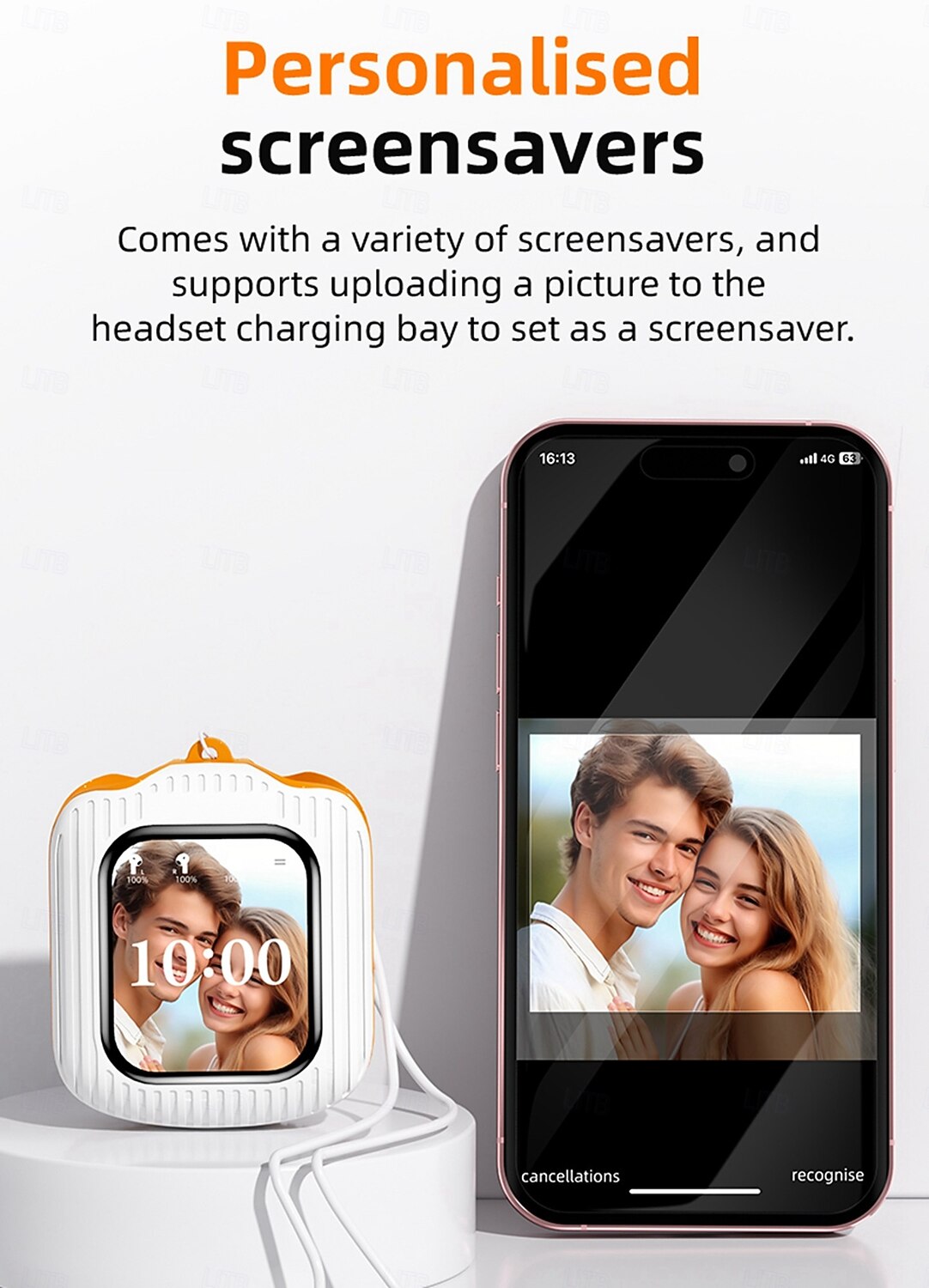 K8 Auricolari True Wireless TWS In-ear Bluetooth 5.3 Cancellazione del rumore Stereo Con la scatola di ricarica per Apple Samsung Huawei Xiaomi MI Allenamento in Palestra Uso Quotidiano All'aperto del 2026 a $67.99 –P12