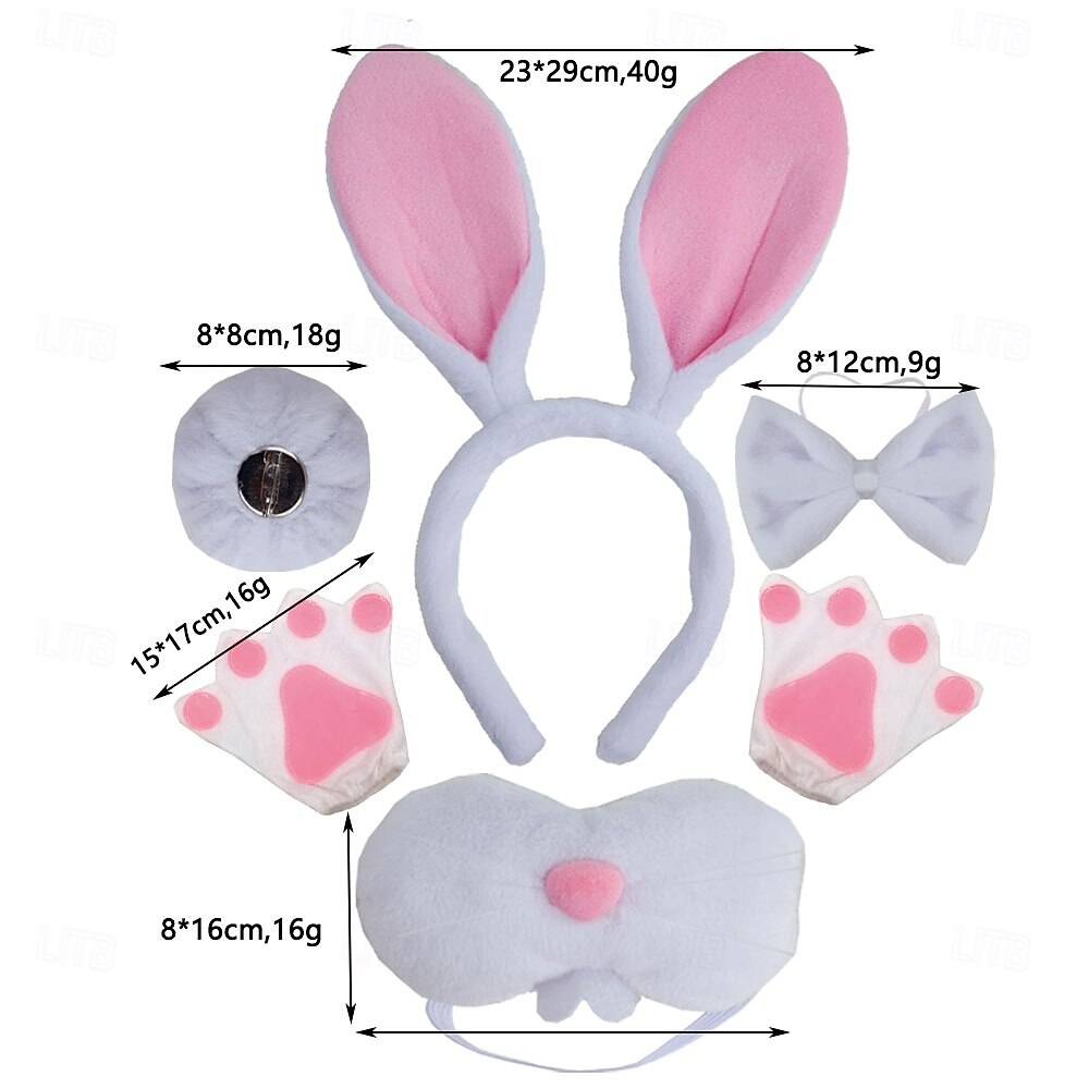 More Accessories Animal Rabbit Easter Bunny Funny Kid's Girls' Halloween Carnival Carnival Party Dress Up 2026 - $20.99 –P3