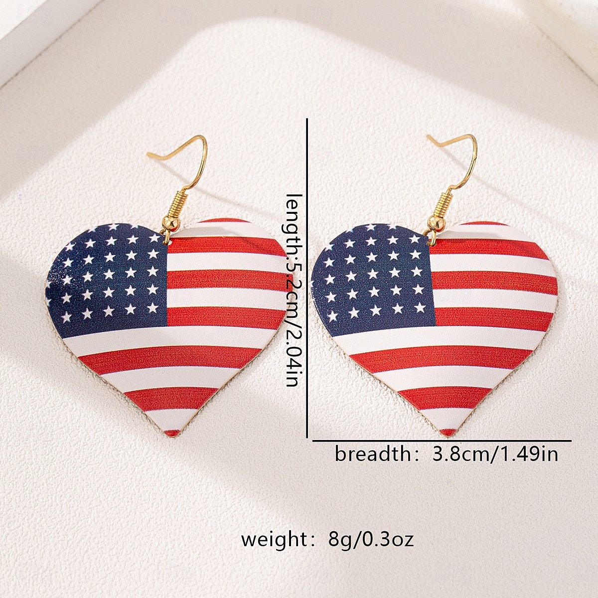 250-jähriges Jubiläum USA Ohrringe Cosplay Erwachsene Damen Unabhängigkeitstag / 4. Juli 4. Juli Party Leistung Verkleiden 2026 - $12.49 –P4