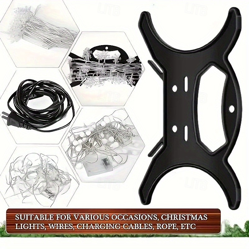 10 ks držák na vánoční světýlka, univerzální navíjecí kabel, organizér na vánoční světýlka, úložné cívky na vánoční světýlka na stromeček, prodlužovací kabel, navíjecí šňůra, úložný prostor na 2026 - $16.99 –P4