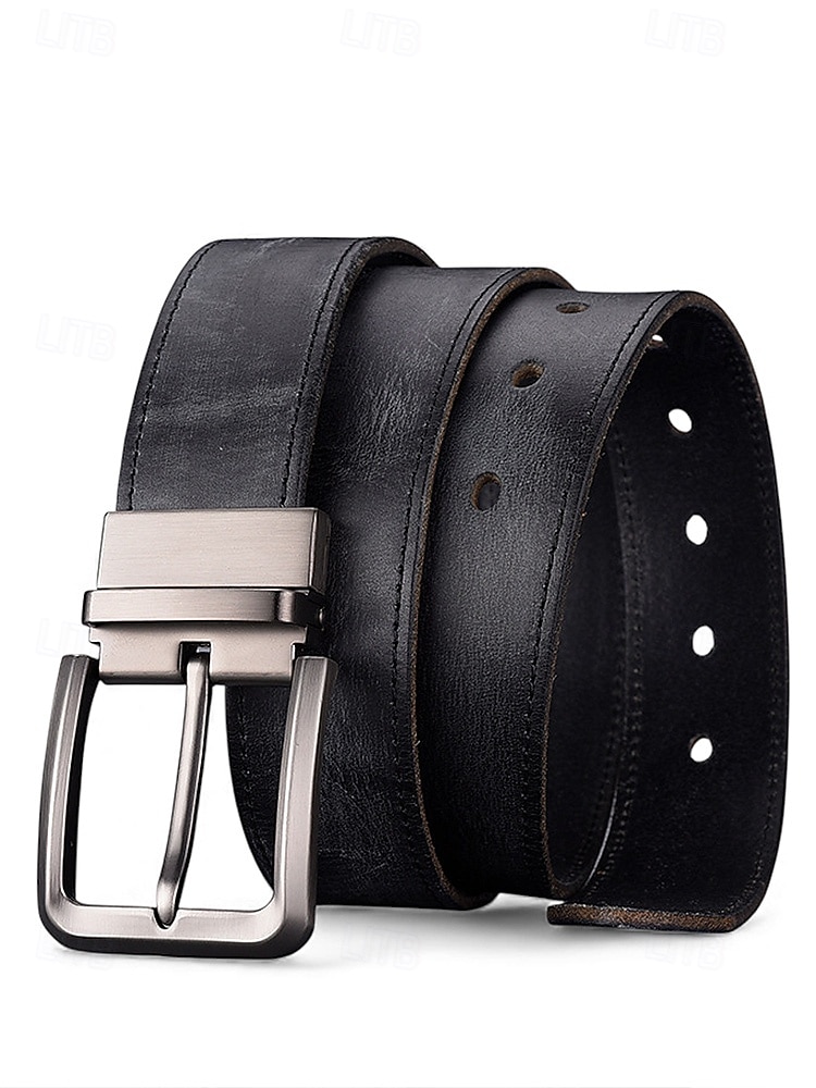 Ceinture pour homme en cuir véritable, tailles ajustables, plusieurs couleurs, design élégant pour les mariages et le quotidien de 2026 ? $29.99 –P3