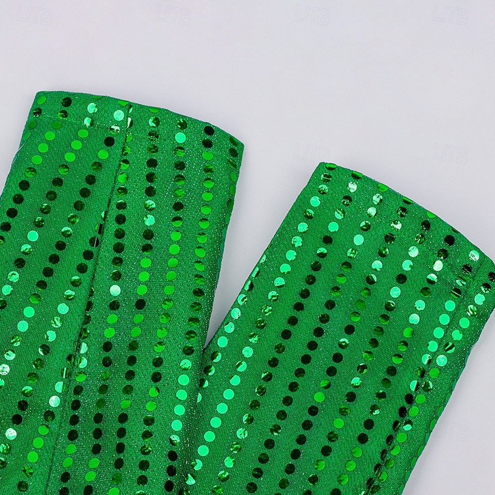 St. Patrick 2026 Punk & Gothic Middeleeuws Jas Jack Rok Lange Mouwen Prins Elf Edelman Pailletten Kostuum Voor heren Koninklijk Stoompunk Halloween Carnaval Maskerade Evenement / Feest Maskerade 2026 - $75.99 –P6