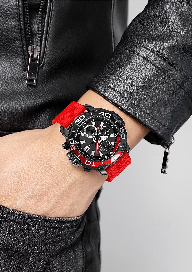 SKMEI Men Quartz Watch Sports Fashion Casual Business Stopwatch Calendar Waterproof Decoration Nylon Watch 2026 - $39.99 –P13