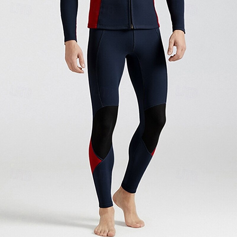 Homens Fato de mergulho Calças de neoprene de 3 mm para roupa de mergulho Calças térmicas para mergulho Cor Sólida Térmica Espessado Proteção UV Roupa de Banho Calças Surfe Mergulho Snorkeling Verão de 2026 por $39.99 –P5