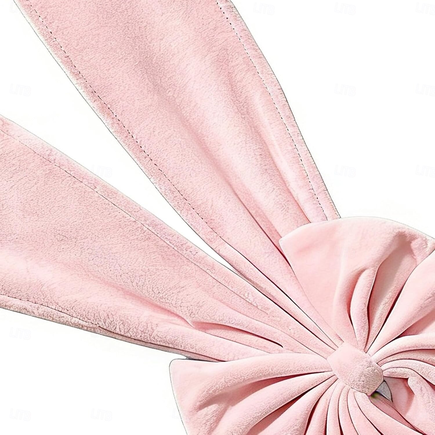 Påsk stolsöverdrag med kaninöron, söta rosa påskhare med rosett och ryggstöd, avtagbara stretchöverdrag för kaninstolar, perfekt för påskmatbord, restaurangfestdekor 2026 - $32.99 –P9