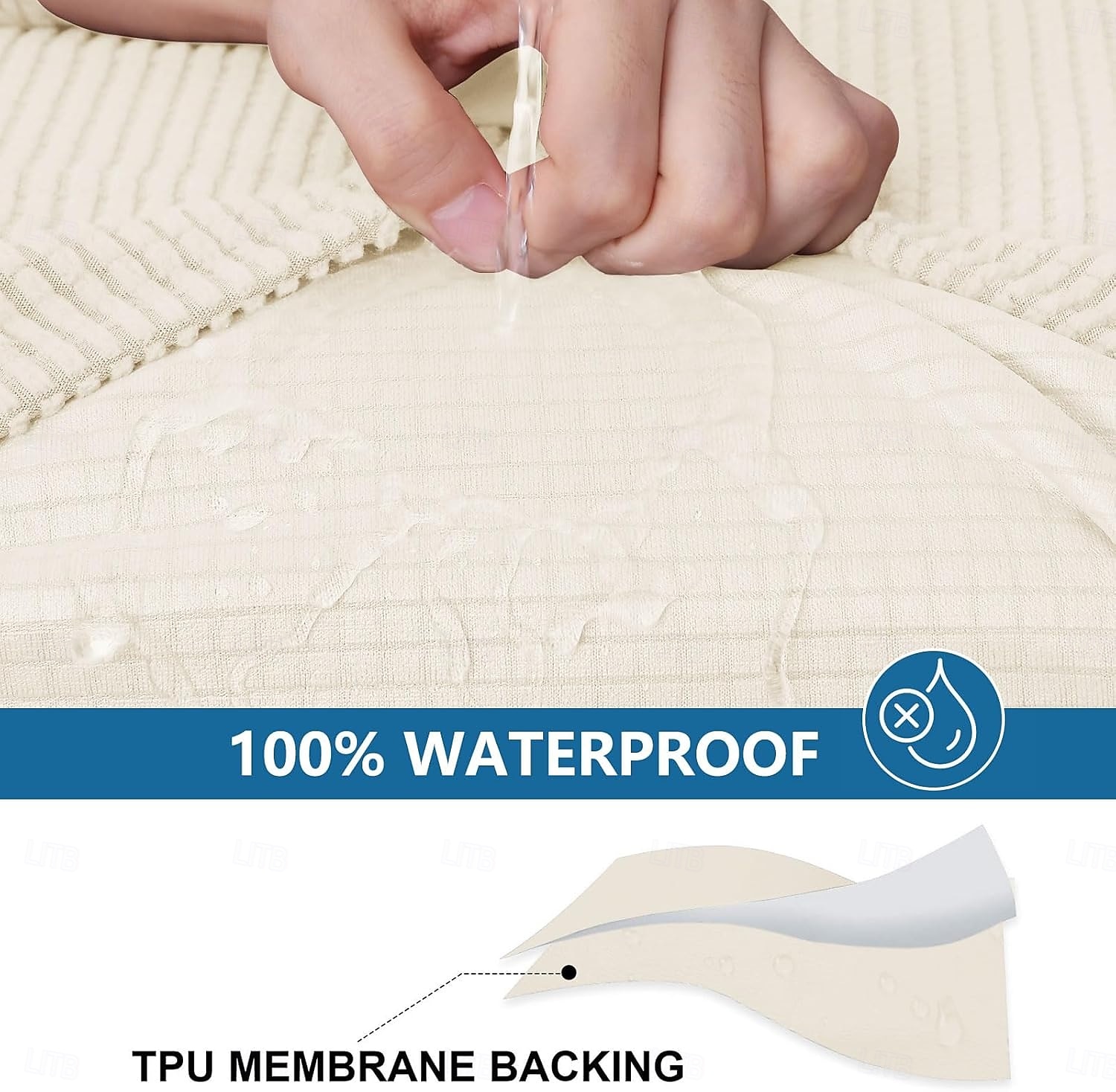 Комплект из 3 водонепроницаемых чехлов для диванных подушек для домашних животных, нескользящие чехлы для сидений дивана для собак, моющиеся, из мягкой плотной эластичной жаккардовой ткани, чехлы для 2026 - $42.99 –P3