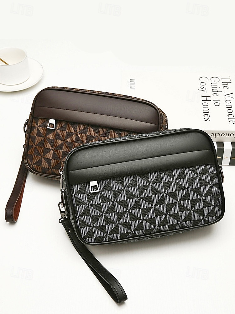 férfi műbőr crossbody táska – több színben, sokoldalú pántokkal, stílusos és tartós mindennapi viseletre, munkába és utazásra egyaránt 2026 - $14.99 –P5