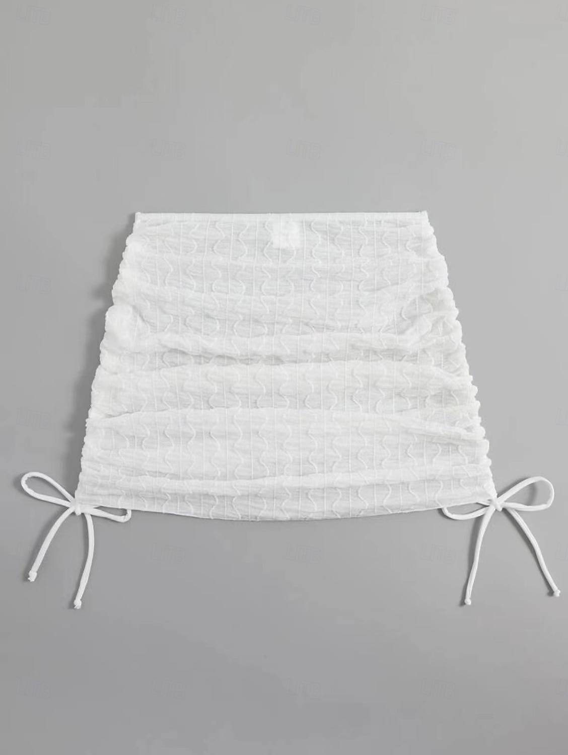 2026年 女性用 スイムウェア カバーアップ スカート 水着 ドローストリング 旅行度假风 ビーチウェア 純色 ノースリーブ 水着  コレクション – $19.99 –P4