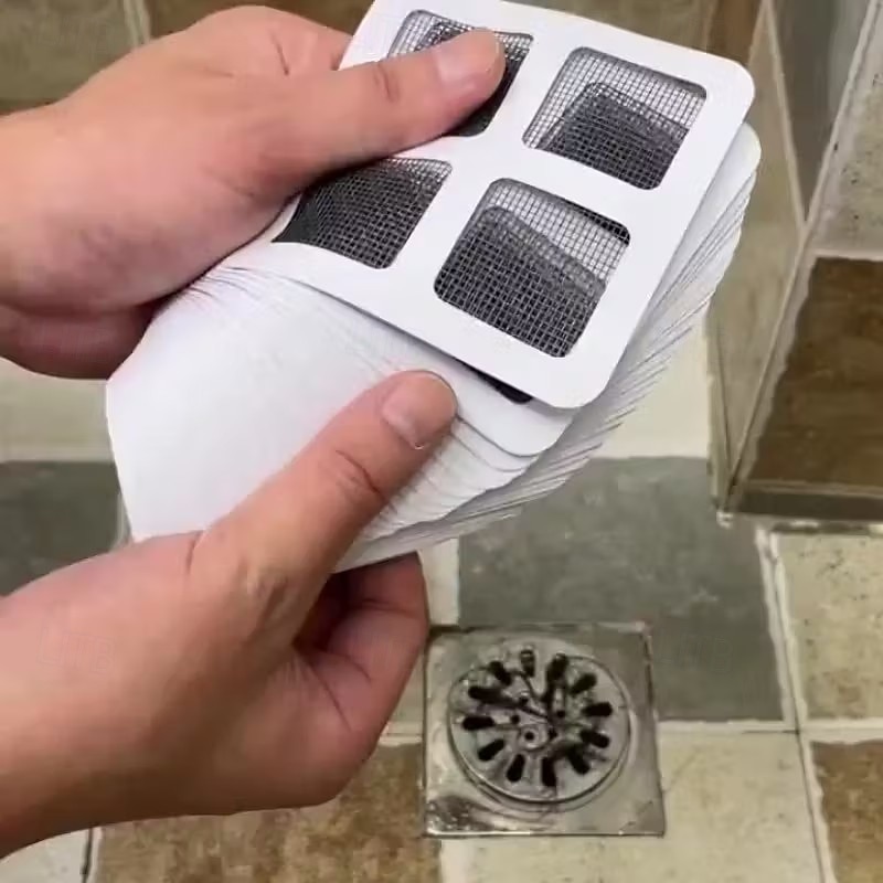 20/50 ks lapačů vlasů do sprchy, kovový síťový filtr do odtoku, snadné použití a likvidace, neucpává se, bez zápachu, sítko do sprchového odtoku do koupelny 2026 - $9.99 –P5