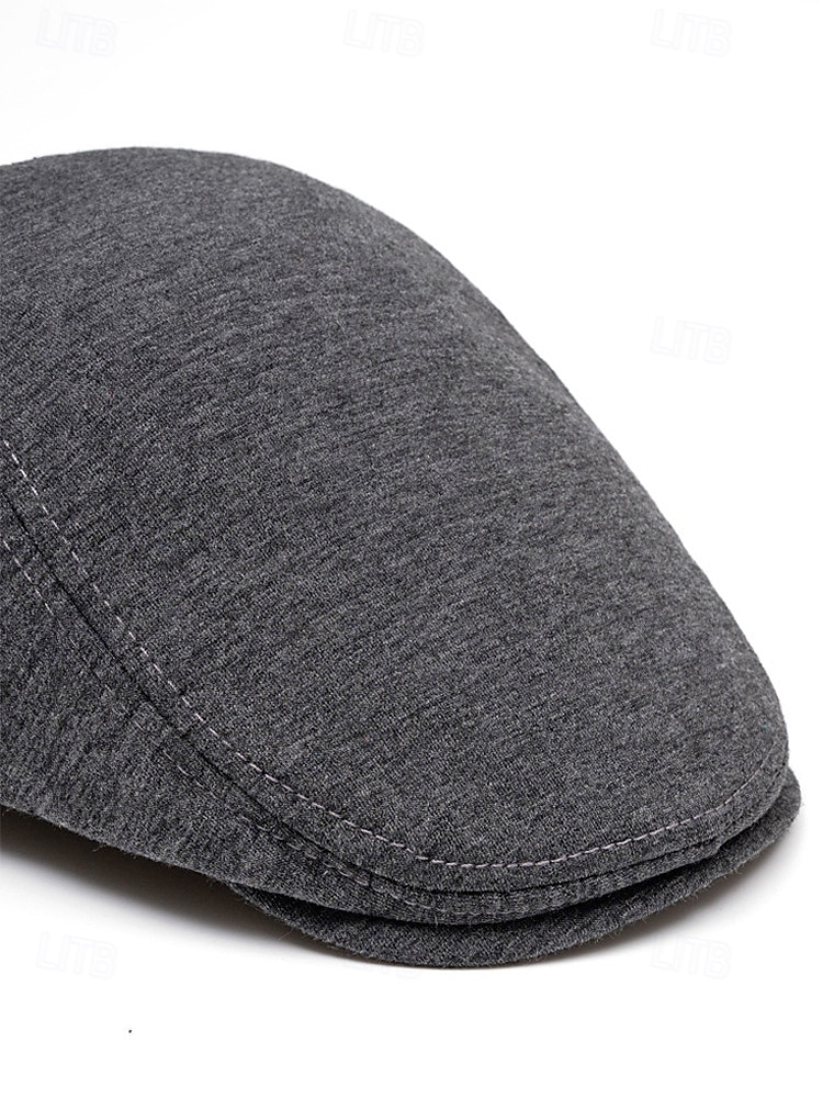 Boina masculina casual em poliéster com design simples e elegante, disponível em várias cores, perfeita para o uso diário. de 2026 por $11.99 –P11
