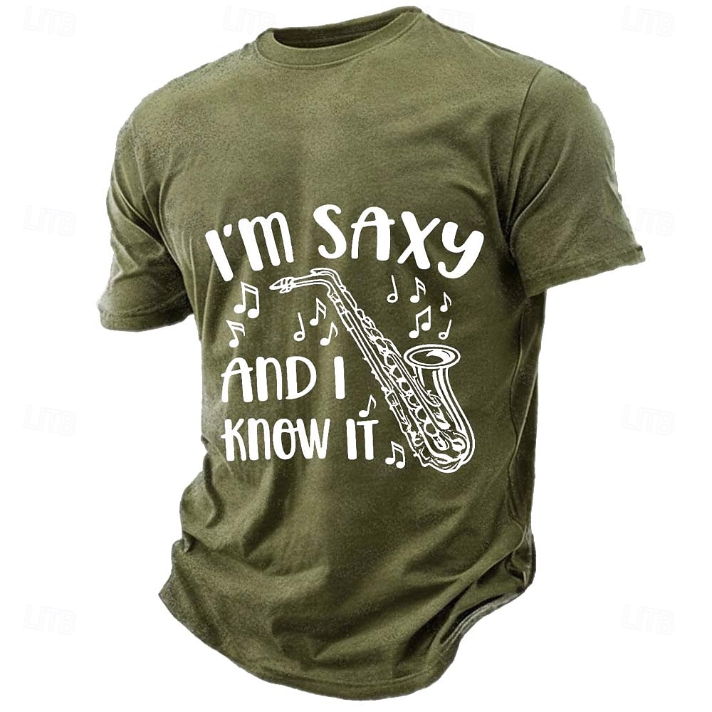 Per uomo Gergo divertente Maglietta Manica Corta maglietta Stampa 3D Girocollo Camicia Moda Quotidiano Quotidiano Streetwear Blu Nero Verde Estate Primavera Abbigliamento S M L XL XXL XXXL del 2026 a $21.99 –P1