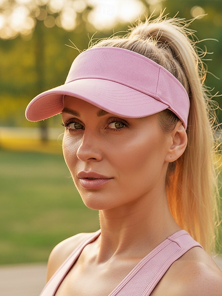 Damen-Visierkappe aus Polyester mit verstellbarem Schirm, in verschiedenen Farben erhältlich, perfekt für den St. Patrick's Day und sportliche Aktivitäten im Alltag. 2026 - $9.99 –P3