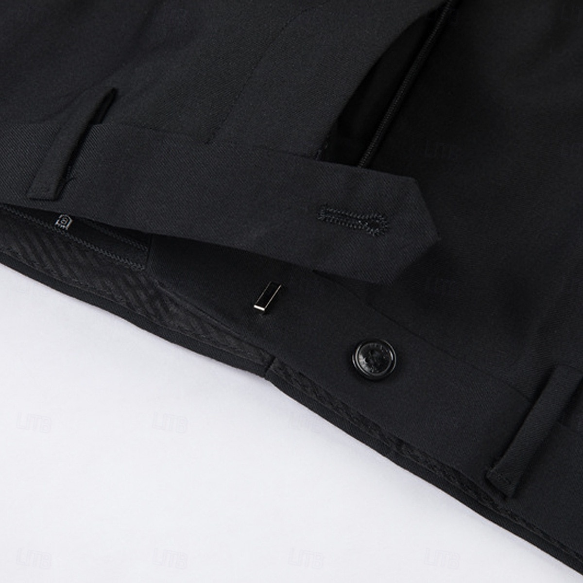 A bărbaților Smoking Costume de petrecere Casual Afaceri Albastru piscină Negru Primăvară Costum Șap de rețea Petrecere Afacere Dungi Slim Fit Set 3 piese Un singur rând, un nasture 2026 - $129.99 –P19