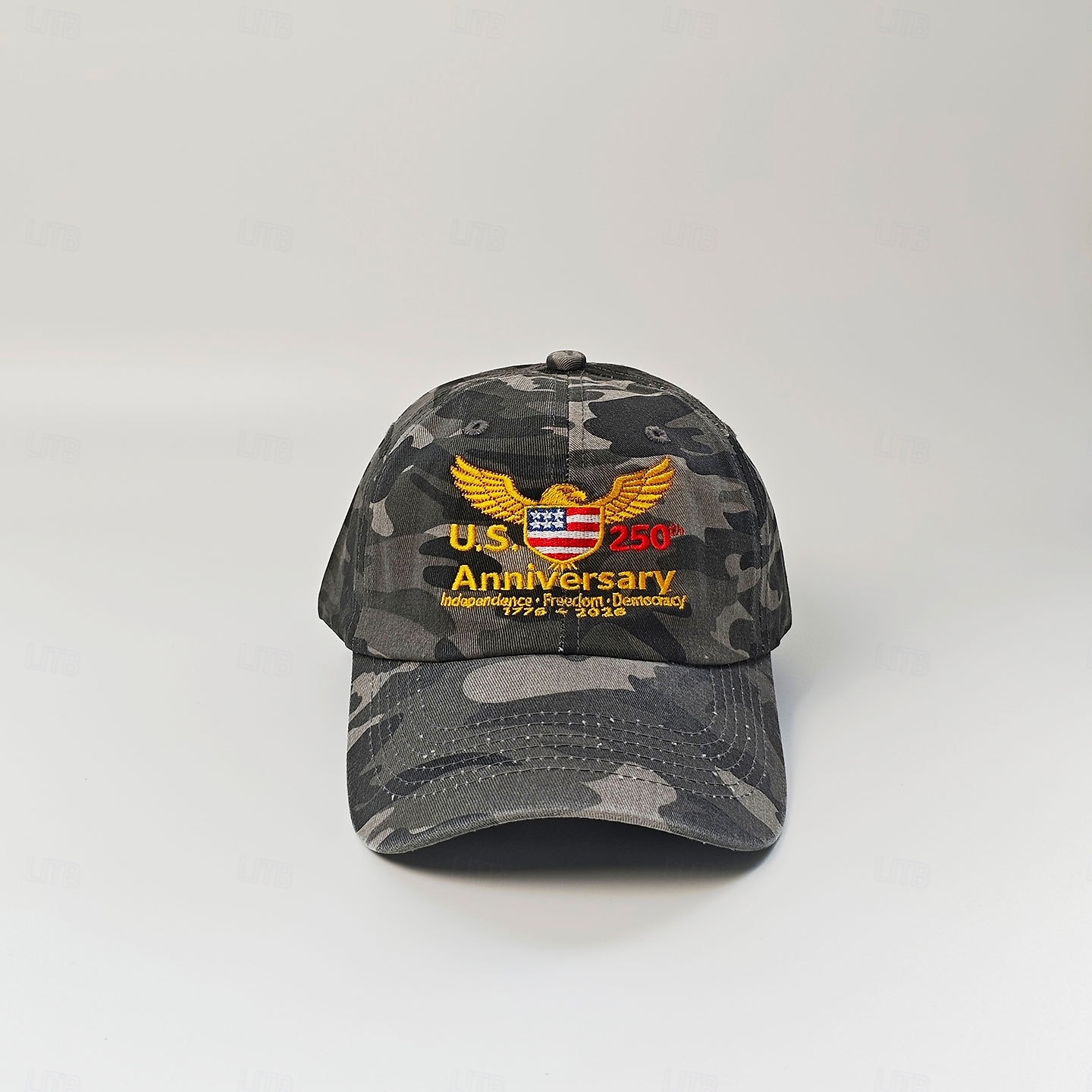 Baseballmütze Tarnung Amerikanische Flagge Retro Vintage Erbe Patriotisch 1776–2026 für Unisex Erwachsene 3D-Druck  für Unabhängigkeitstag / 4. Juli 4. Juli Outdoor Alltagstauglich 2026 - $20.99 –P5