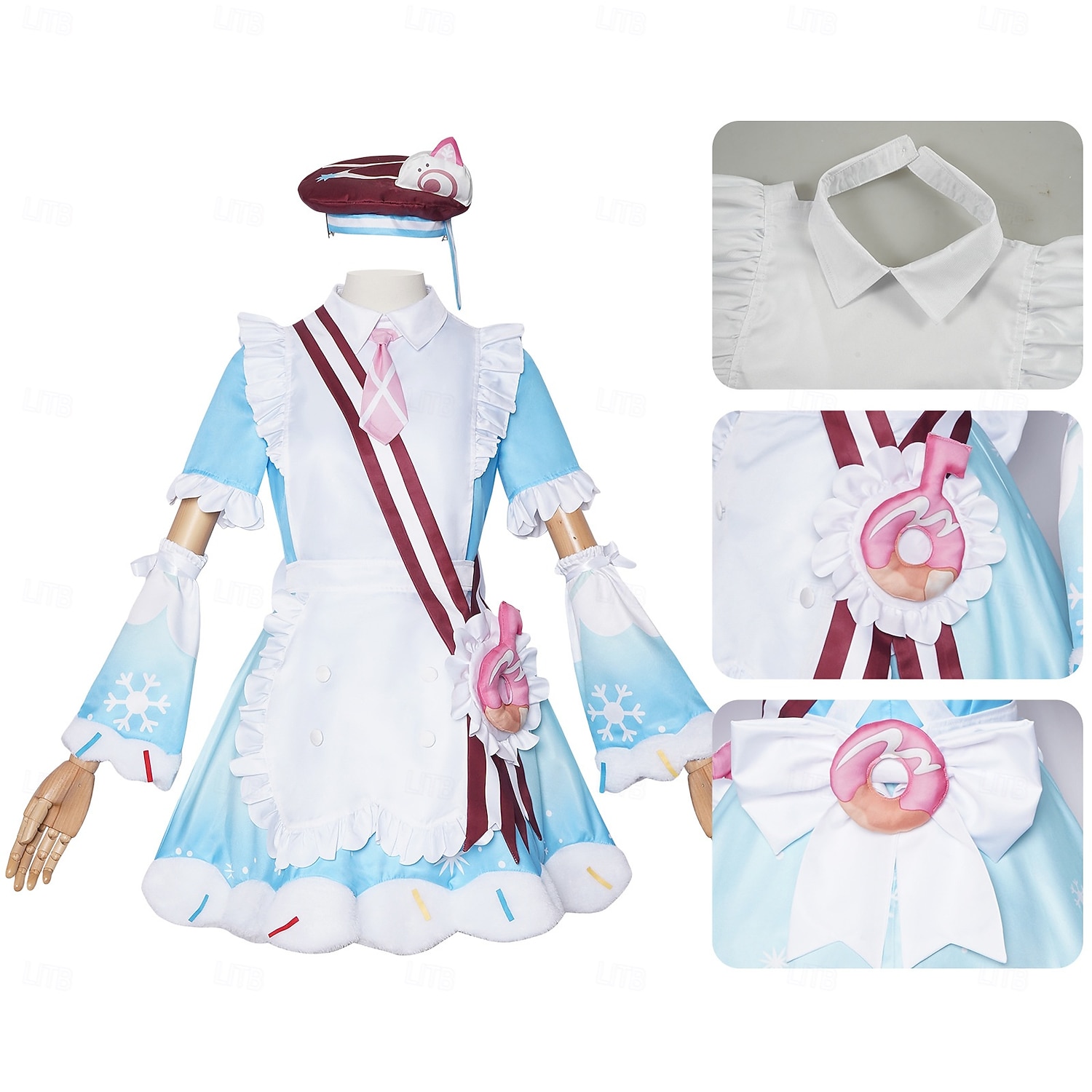 Maid Costume Anime Dress Maid Suits Cosplay Suits Halloween Carnival Masquerade Anime Expo Costume For Women's Adults' 2026 - $150.99 –P4